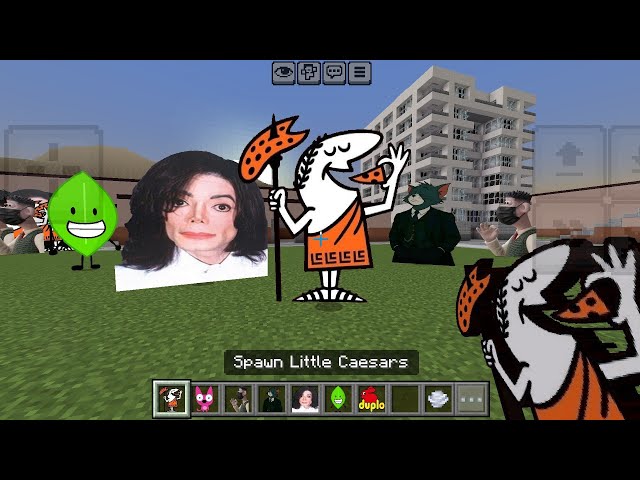 I Added Little Caesars Nextbot to Minecraft PE