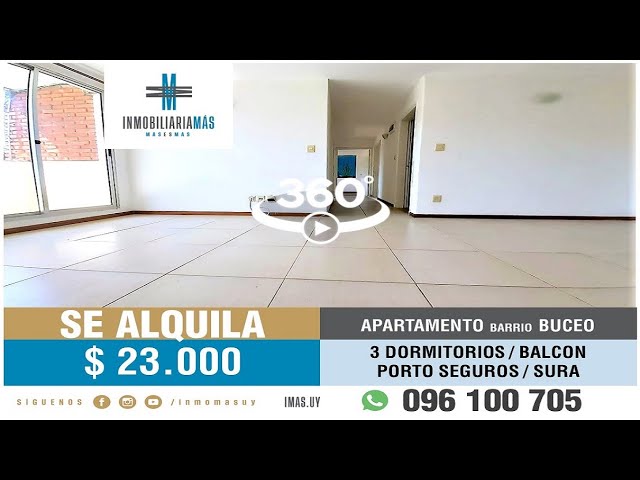 360 En Alquiler : 3 Dormitorios | Buceo