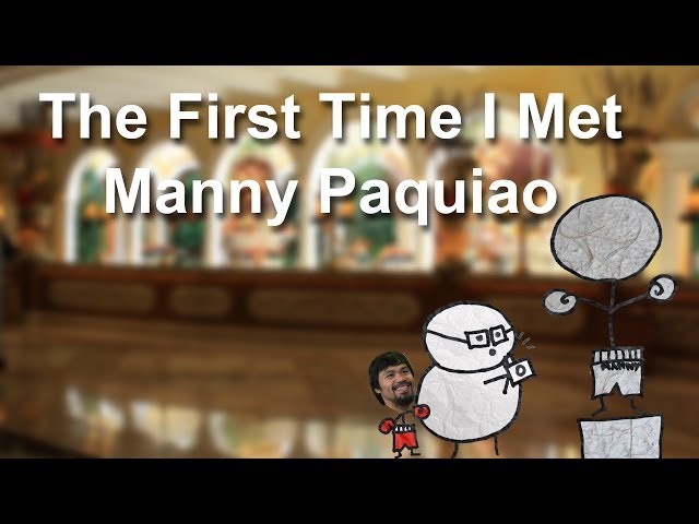 WhiteBoard Stories #14 The First Time I Met Manny Pacquiao