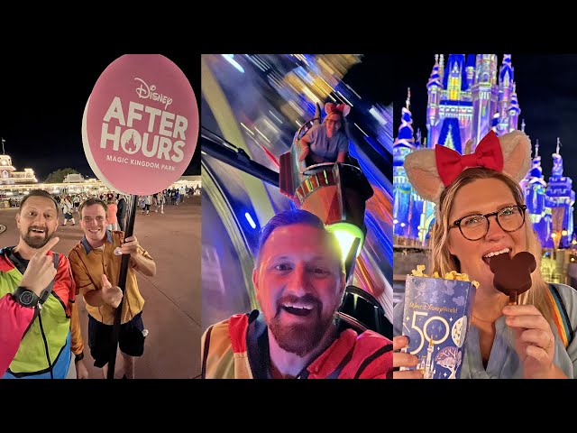 Disney's Magic Kingdom After Hours Party Date Night! | 8 Rides, FREE Snacks & More Fun!