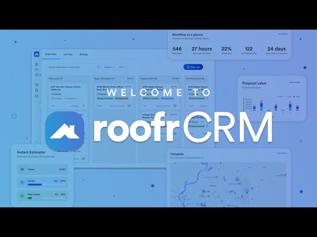 Roofr CRM: The all-in-one software for roofers