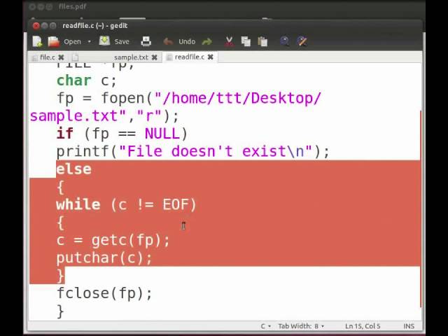 File Handling In C - Bengali