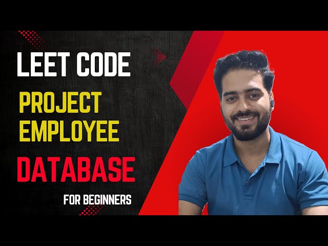 Project Employee | LeetCode | Database | Data Engineer | Problem Solving