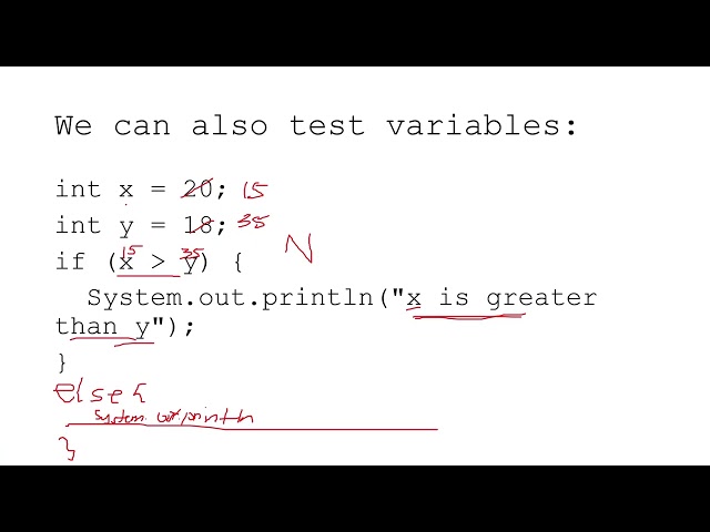 Java Conditional Statement
