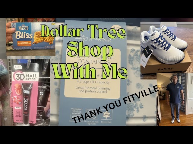 DOLLAR TREE SHOP WITH ME AND FITVILLE SHOE COLLAB 🏌️‍♂️⛳️
