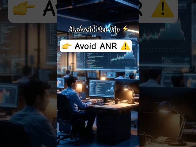 Android Dev Tip ⚡ Never Block Main Thread #coding #youtubeshorts #shorts