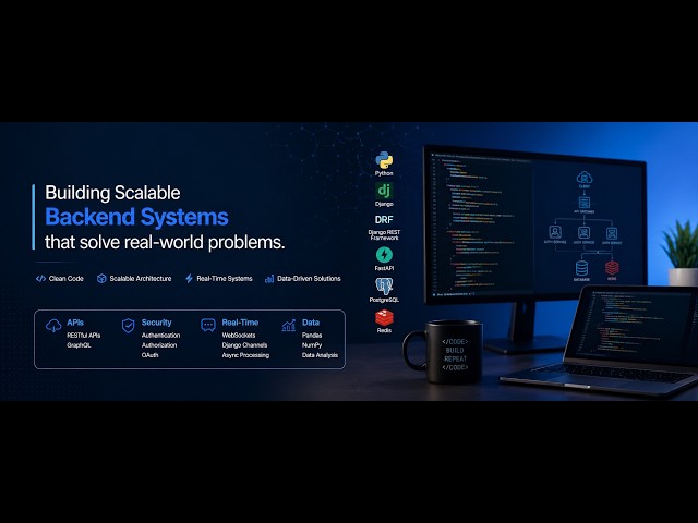 Full Stack Engineer  Python, Django, DRF, FastAPI, Web Apps, REST APIs & Automation