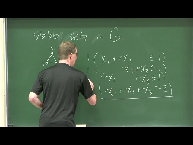 Prof. Jon Lee | Engineering Hilbert's Nullstellensatz for Combinatorial Problems