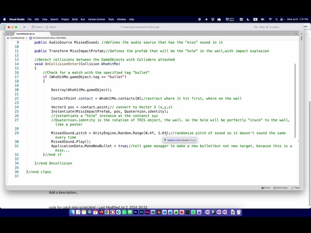 09 target stage 3 D CatchMissScript Script