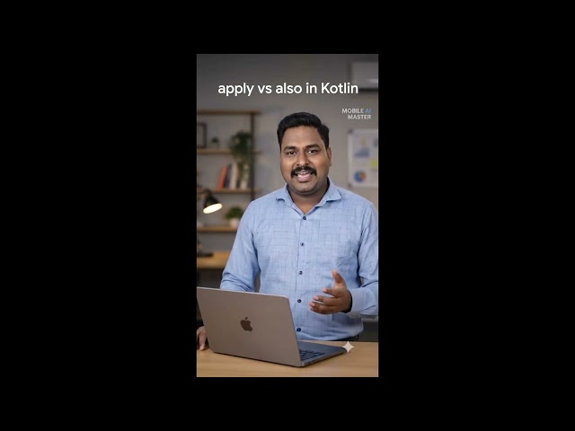 apply vs also in Kotlin 🔥 | Kotlin Interview Question #17