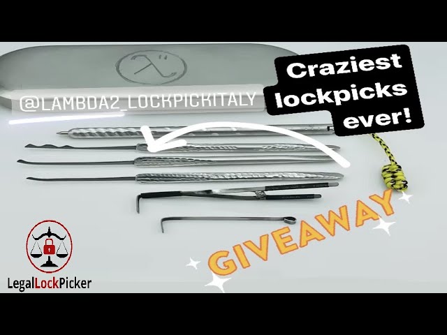 Lambda2 Custom lockpicks review & Giveaway