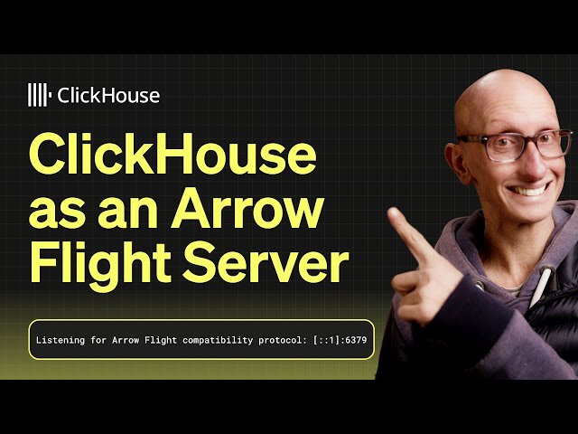 ClickHouse as an Arrow Flight Server