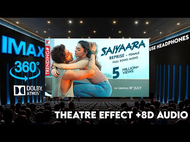 Saiyaara Reprise | Female | Full Song Audio | Saiyaara | Tanishk | Theatre Experience Dolby Surround