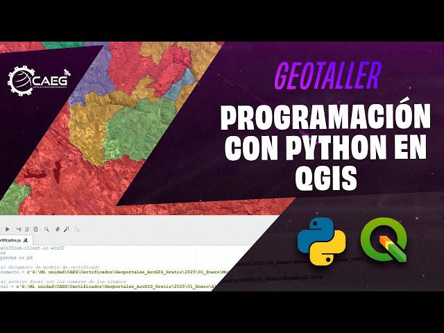 🌎 PROGRAMACIÓN GIS en QGIS #01 - Introducción a Python y PyQGIS | CAEG