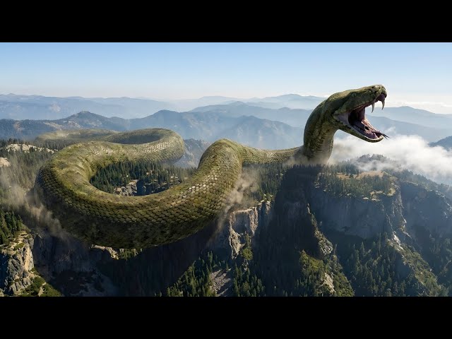 The Giant Hominid vs Titanoboa | When a Mother Boar Escapes the Ancient Python