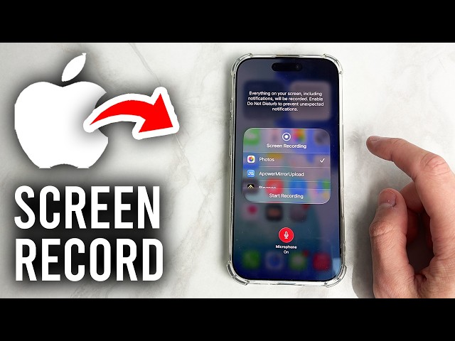 How To Screen Record On iPhone With Sound - Tutorial