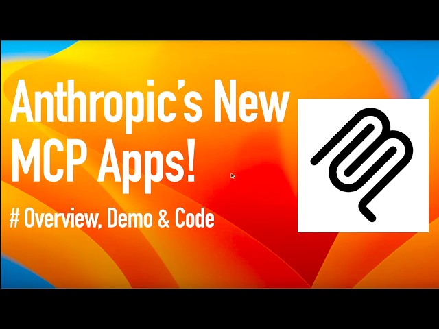 Anthropic Just Dropped MCP Apps in MCP Version 2! Full Tutorial (Python + Claude Desktop)