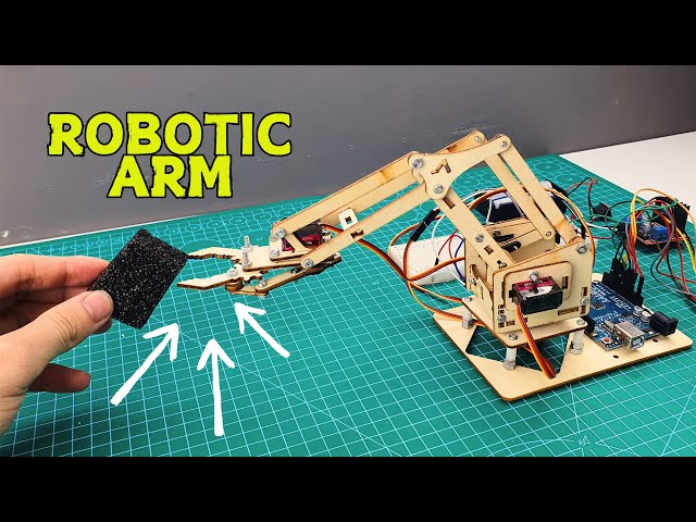 Build a 4 DOF Robotic Arm with Arduino | Servo + Joystick Control