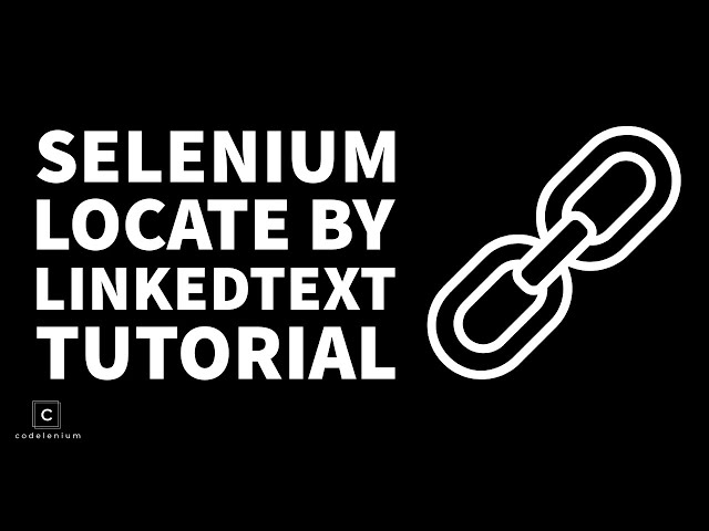 How to Locate Element by LinkedText (Tutorial) | Selenium + Java