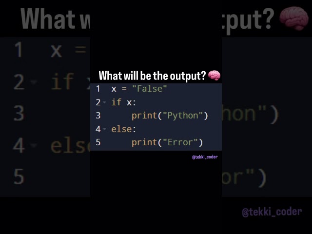 99% Python Coders Fail This Quiz! 😱 Output Shocks All #Python #Coding #PythonQuiz #Viral #FYP