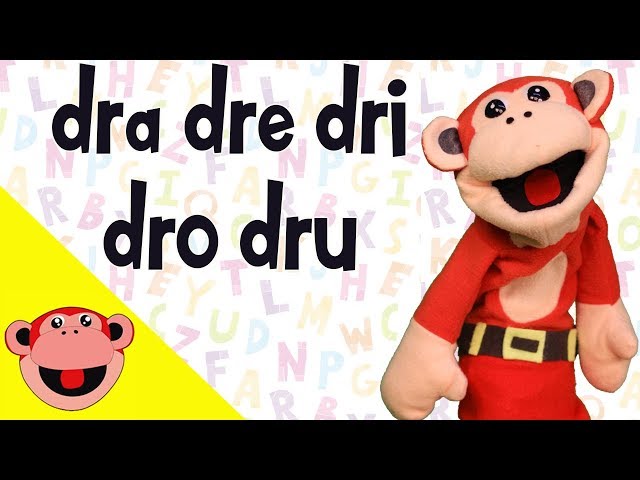 Silabas dra dre dri dro dru. El Mono Silabo. Videos Infantiles. Educacion para Ninos #