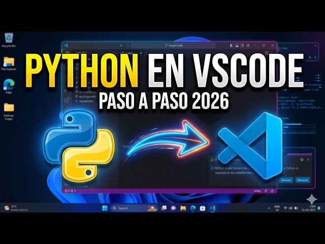 Cómo instalar Python en Visual Studio Code paso a paso (2026)