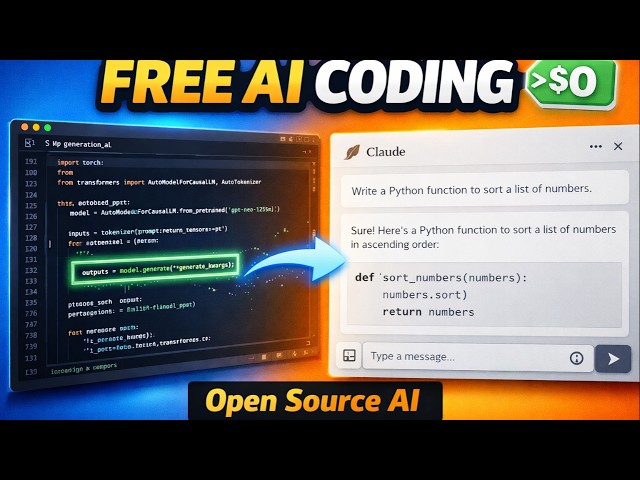 How I Code with FREE AI Open Source Models + Claude Code Setup | @The_TechRex