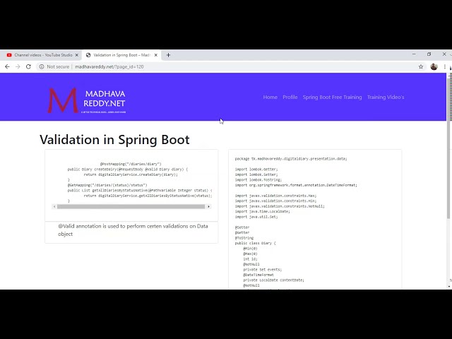 06 Spring Boot tutorial |How to use Validation in spring boot