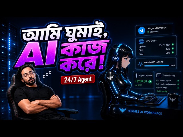 Hermes AI Agent কীভাবে কাজ করে? A to Z Tutorial Bangla