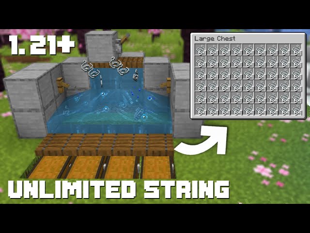 Minecraft 1.21+ Easy STRING Duper Tutorial | Easy Automatic STRING Farm 1.21+