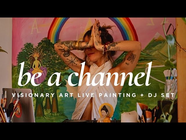 Awaken Your Inner Artist • Ethnic Organic Downtempo DJ Mix & Visionary Art | VaniBorn
