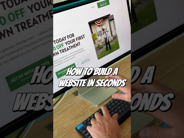 How to build a website in seconds with AI #ai #productivity #aitools #websitebuilder @Framer