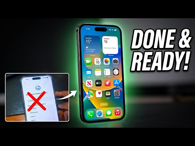 iPhone Setup Guide: Step by Step Tutorial