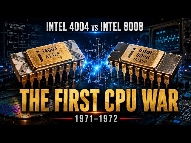 Intel 4004 vs. Intel 8008: The First Microprocessors That Changed Computing Forever