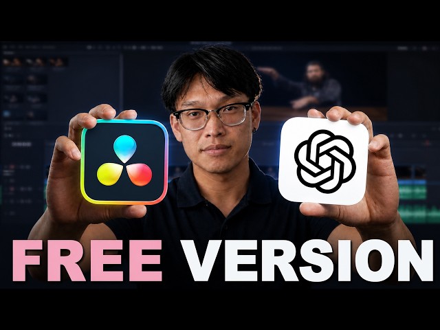 ChatGPT + DaVinci Resolve (The FREE Version Setup)