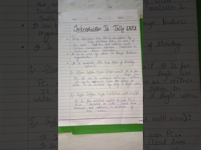 #Tally project file #b.com. 2nd semester project file on tally #Tally ERP.#also check description 👍