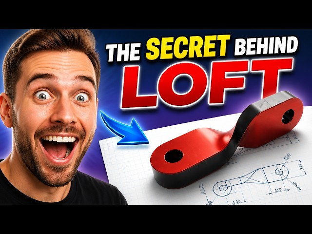 SolidWorks Tutorial for Complete Beginner - The secret behind LOFT