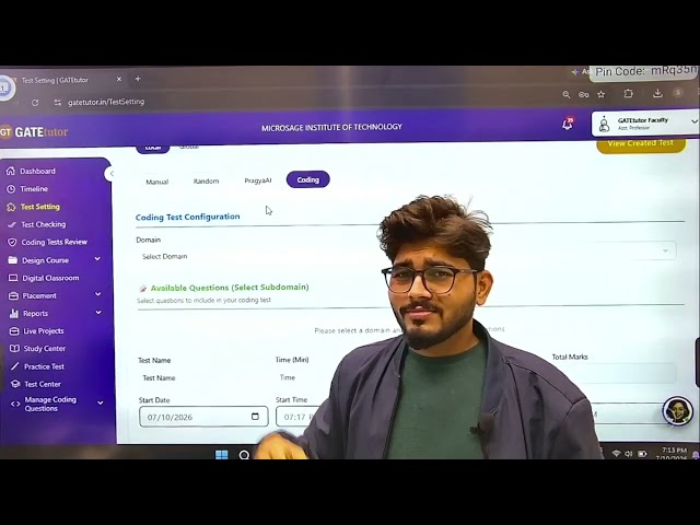 How to create and Assign Coding Test (Local)