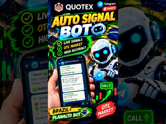 🟢Quotex Telegram Auto Signal Bot Testing | Demo Trade RResult For Education #Shorts