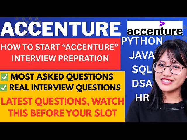 Accenture Interview Questions | Accenture Interview Questions & Answers | Technical/HR Interview