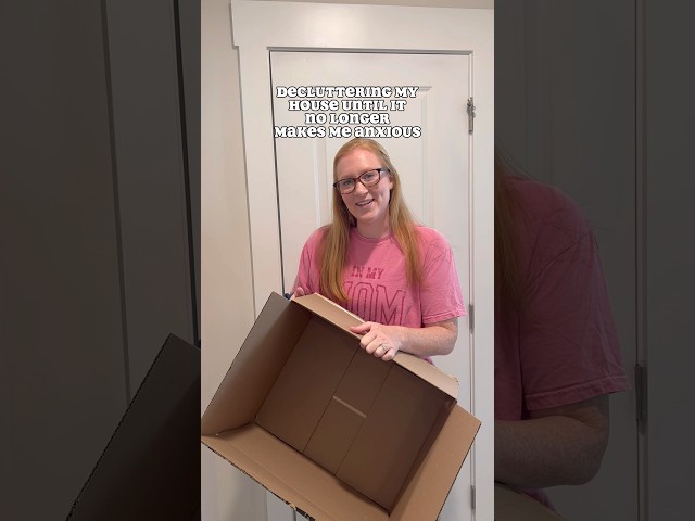 Decluttering one box at a time! #declutter #decluttering #homeorganization #cleaningmotivation