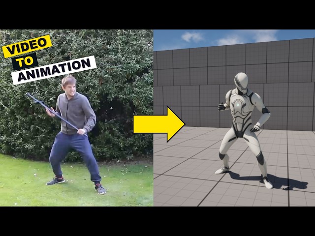 How To Turn Any Video Into An Animation In Unreal Engine 5.8 ( Markerless Motion Capture )