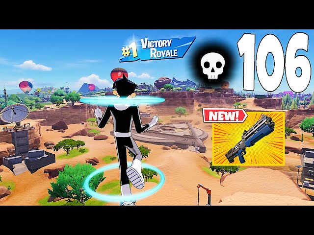 106 Elimination Solo Vs Squads "Zero Build" Gameplay Wins (NEW Fortnite Chapter 7 Season 1 PC)