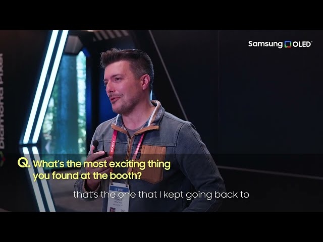 [CES 2023] Samsung OLED with Linus Tech Tips! (Tech Youtuber)