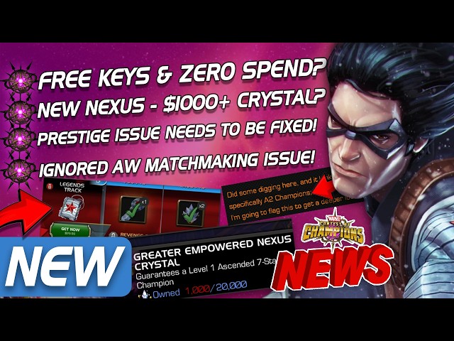 NEW Nexus Crystal - Value Impact! | Prestige Bug Needs Fixing | FREE Keys Situation & More [MCN]