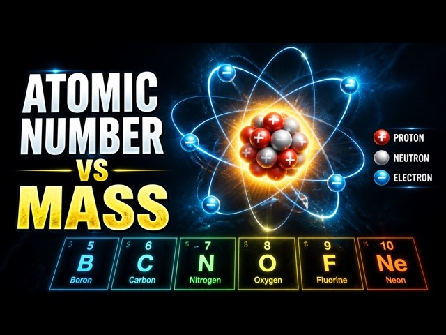 Subatomic Particles, Atomic Number, Mass Number, and Isotopes: Grade 8 Science