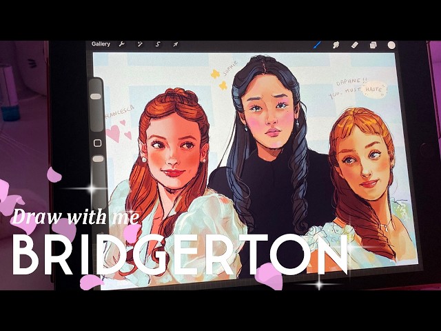 Draw w/ me Bridgerton ✧ full art process ☁️ [ Ipad✧Procreate ]