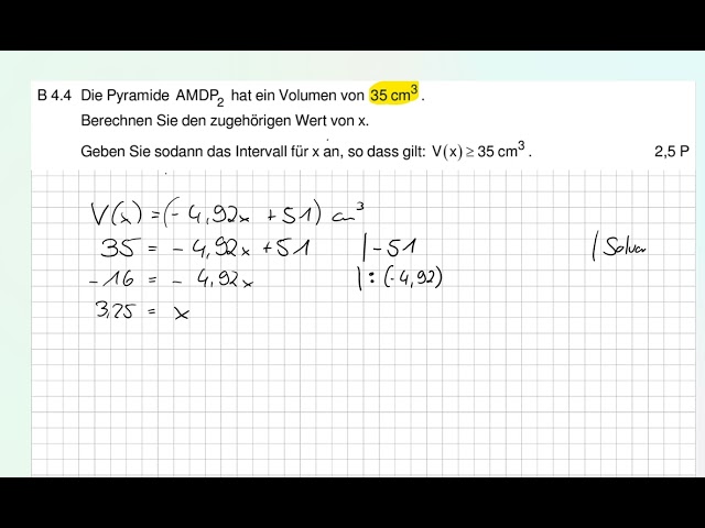 Abschlussprüfung MII - 2025 HT B4.4 - Realschule Bayern