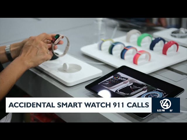 Llamadas accidentales al 911 desde un reloj inteligente